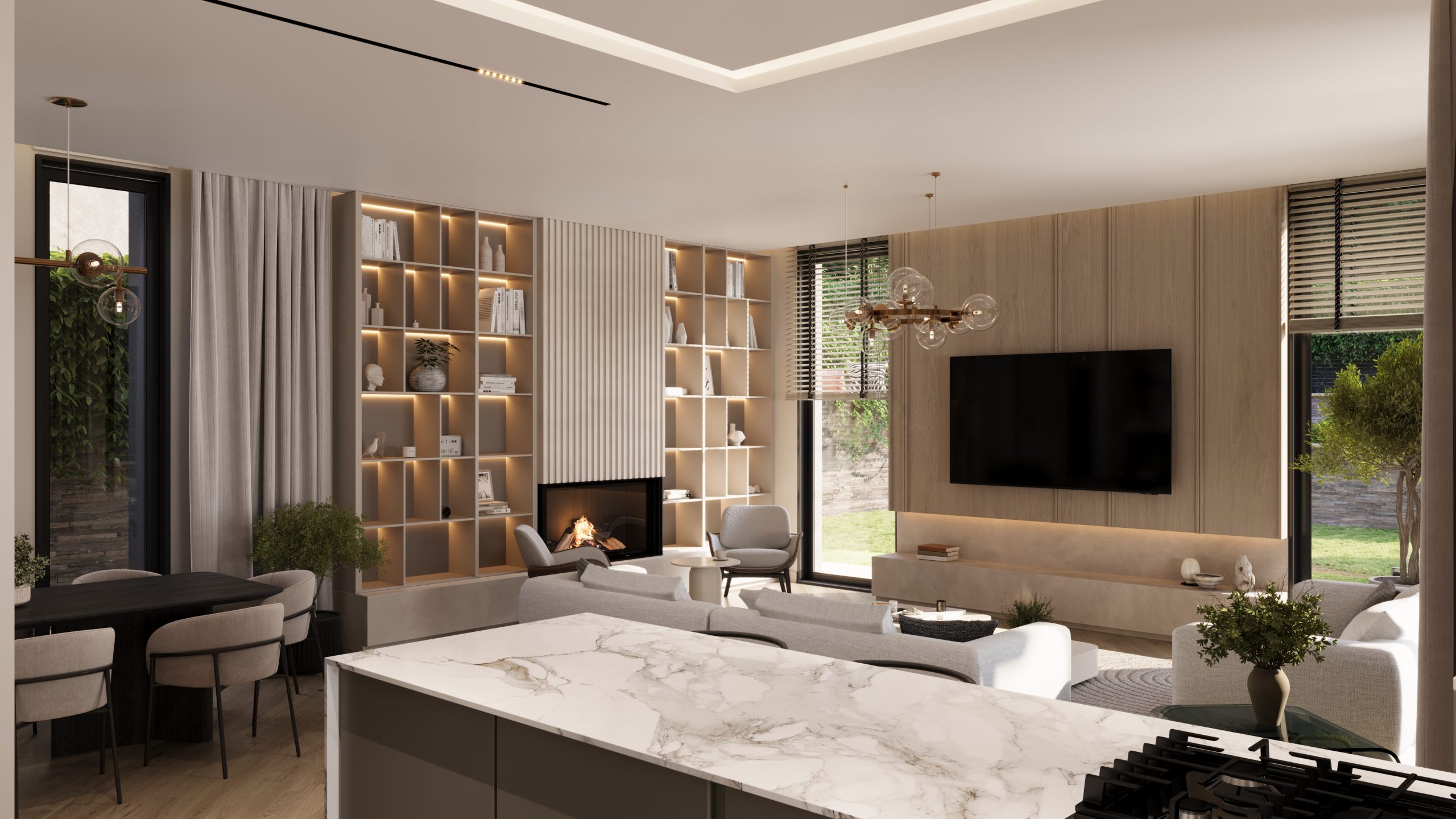 çavuşbaşı villa salon giriş mutfak 3 final